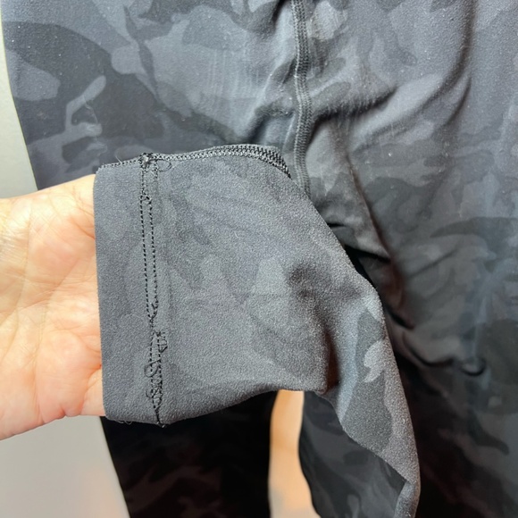 Lululemon Align High Rise Leggings Pants 28" Black Gray Camo FLAW Women's Size 0 - Picture 10 of 13
